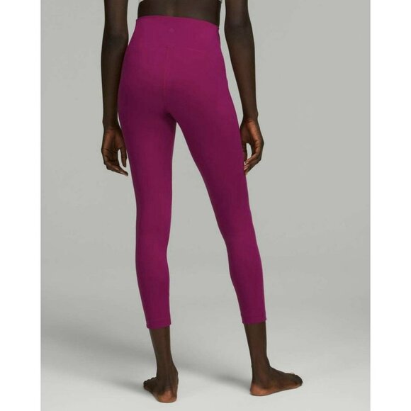 Lululemon InStill High-Rise Tight 25" Magenta Purple Sz 16 EUC - Picture 1 of 6